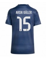 Real Madrid Arda Guler #15 Vieraspaita Naisten 2025-26 Lyhythihainen